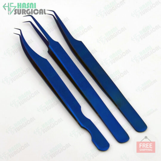 Eyelash Extension Tweezers-Blue Box