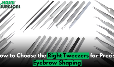 Tweezers for Precise Eyebrow Shaping