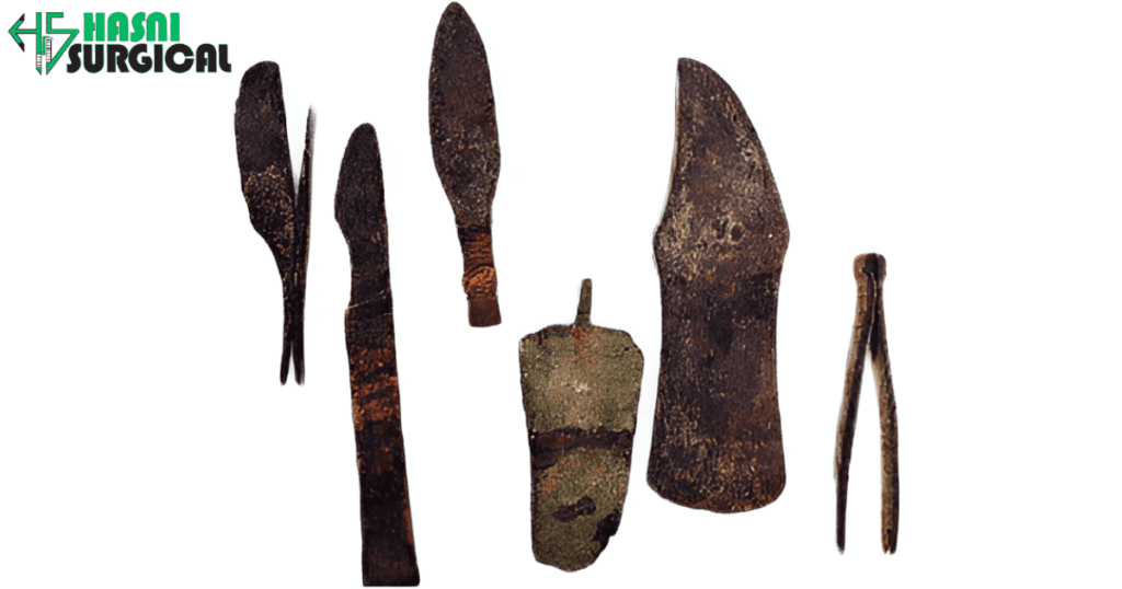 The beginning of the Evolution of Surgical Instruments: Tools used in Ancient Egypt.