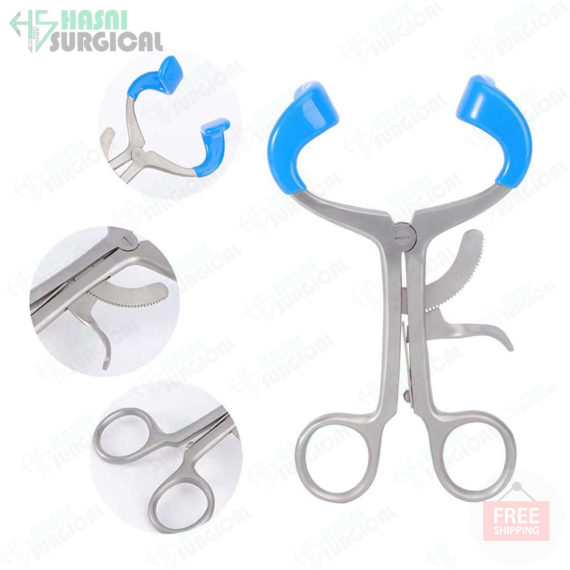 Dental Molt Mouth Gag Oral Surgical Retractor Instruments 4 5.5 Stainless Steel 1