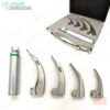 4-Piece Macintosh Fiber Optic Laryngoscope Set