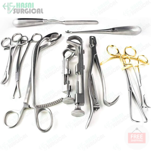 Assorted Orthopedic Surgical Instruments