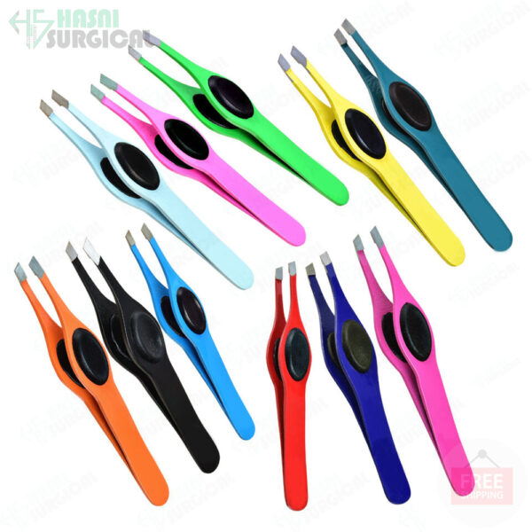 Wide-Grip Eyebrow Tweezers