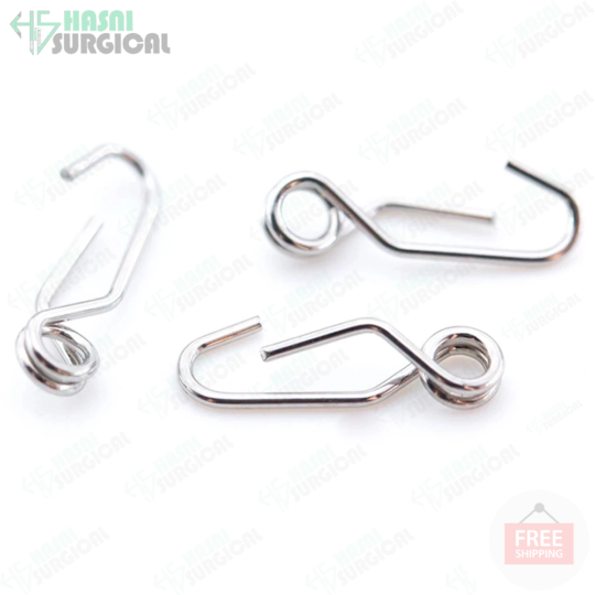 Dental Orthodontic Self-Locking Separating Spring