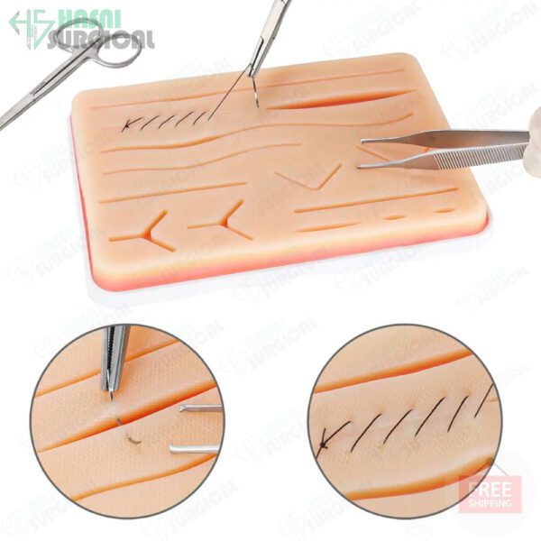 Silicone Suture Practice Pad