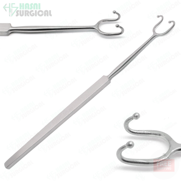 Fomon Retractor Double Prong Ball