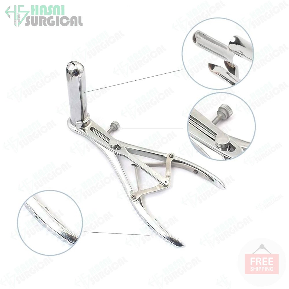 3-Prong Mathieu Rectal Speculum – Stainless Steel, New (S.S. Brand, Pakistan)