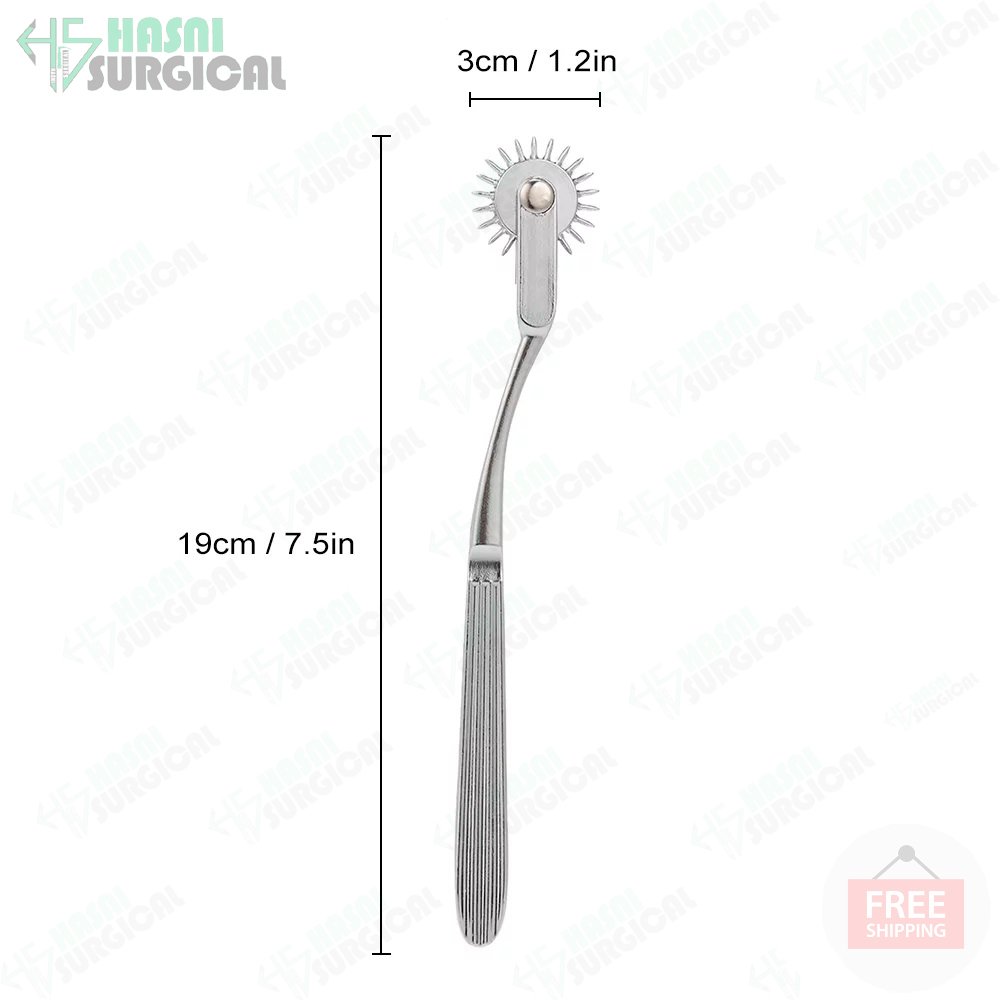 thumbnail image 2 of Wartenberg Pin Wheel – Nerve Tester & Sensory Diagnostic Tool – Medical Neurology Instrument By London Instruments 2 of 5