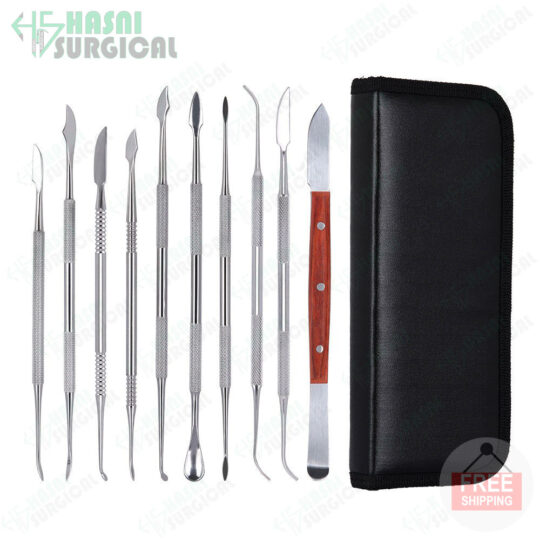 Tooth Wax Carver with Case Carving Instruments