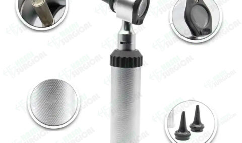 Otoscope Kit Set Led 3.5v Black