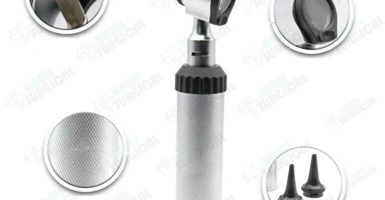 Otoscope Kit Set Led 3.5v Black