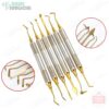 Dental Composite Resin Filling Spatula Titanium Plated