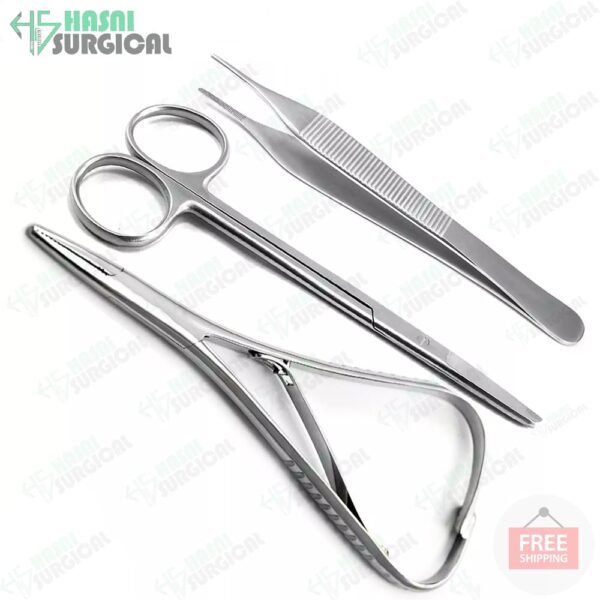 Veterinary Forcep Suturing Scissors