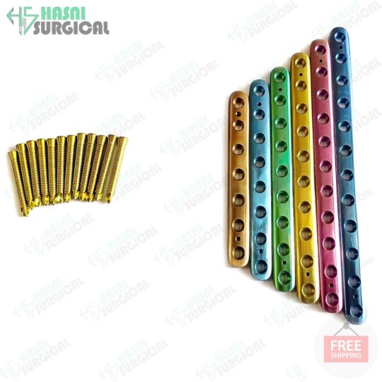 Titanium Straight Locking plate Veterinaria Pets