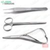 Dental Examination Tweezers Dentist Practice Kit