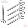 Stainless steel surgery surgical gauze removal scissors