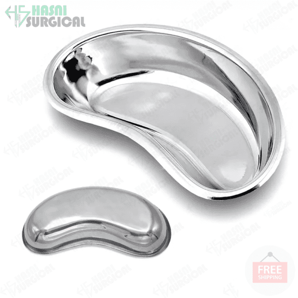 Stainless Steel Medical Kidney-Shaped Tray