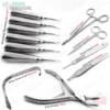 Dental Tooth Extraction Kit Forceps Root