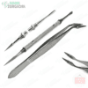 Carmalt Splinter Forceps Tweezers Curved and Lancet