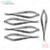 Micro Scissors Spring Ophthalmic Surgical Suturing Tools Set