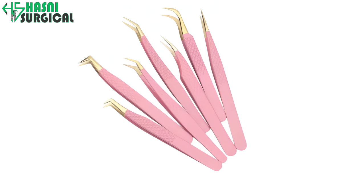 Anti-static Eyelash Extension Tweezer Non-magnetic Fiber Tip for Beauty Salon Professional Lash Artist
