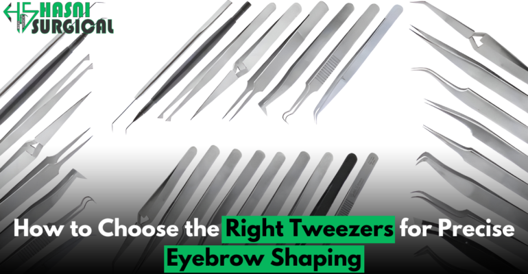 Tweezers for Precise Eyebrow Shaping