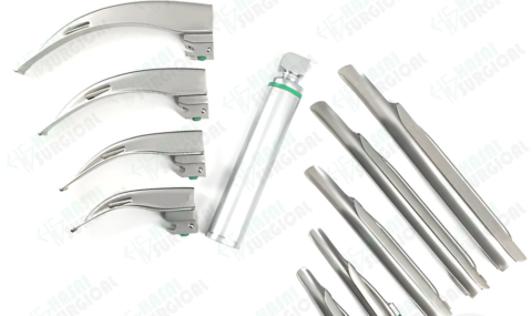 Fiber Optic Laryngoscope Set