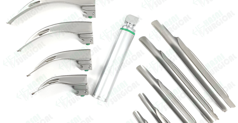 Fiber Optic Laryngoscope Set