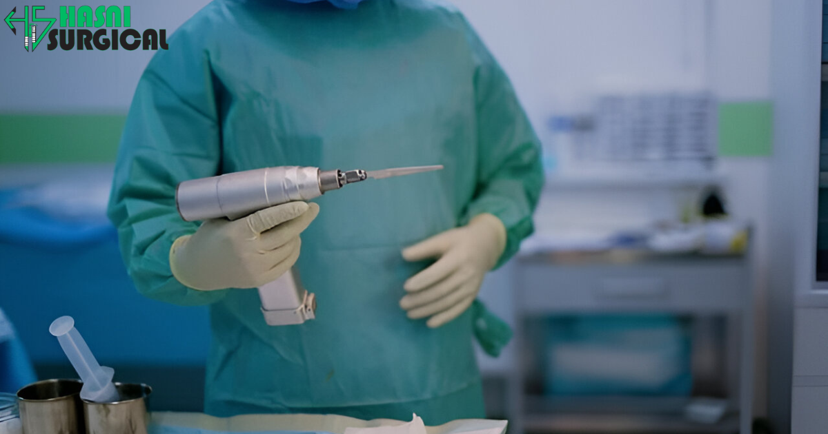 Bone saws and drills used in orthopedic surgery