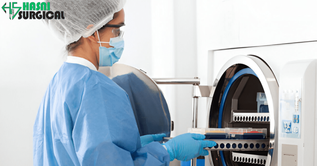 One of the must-use tools is Sterilization equipment