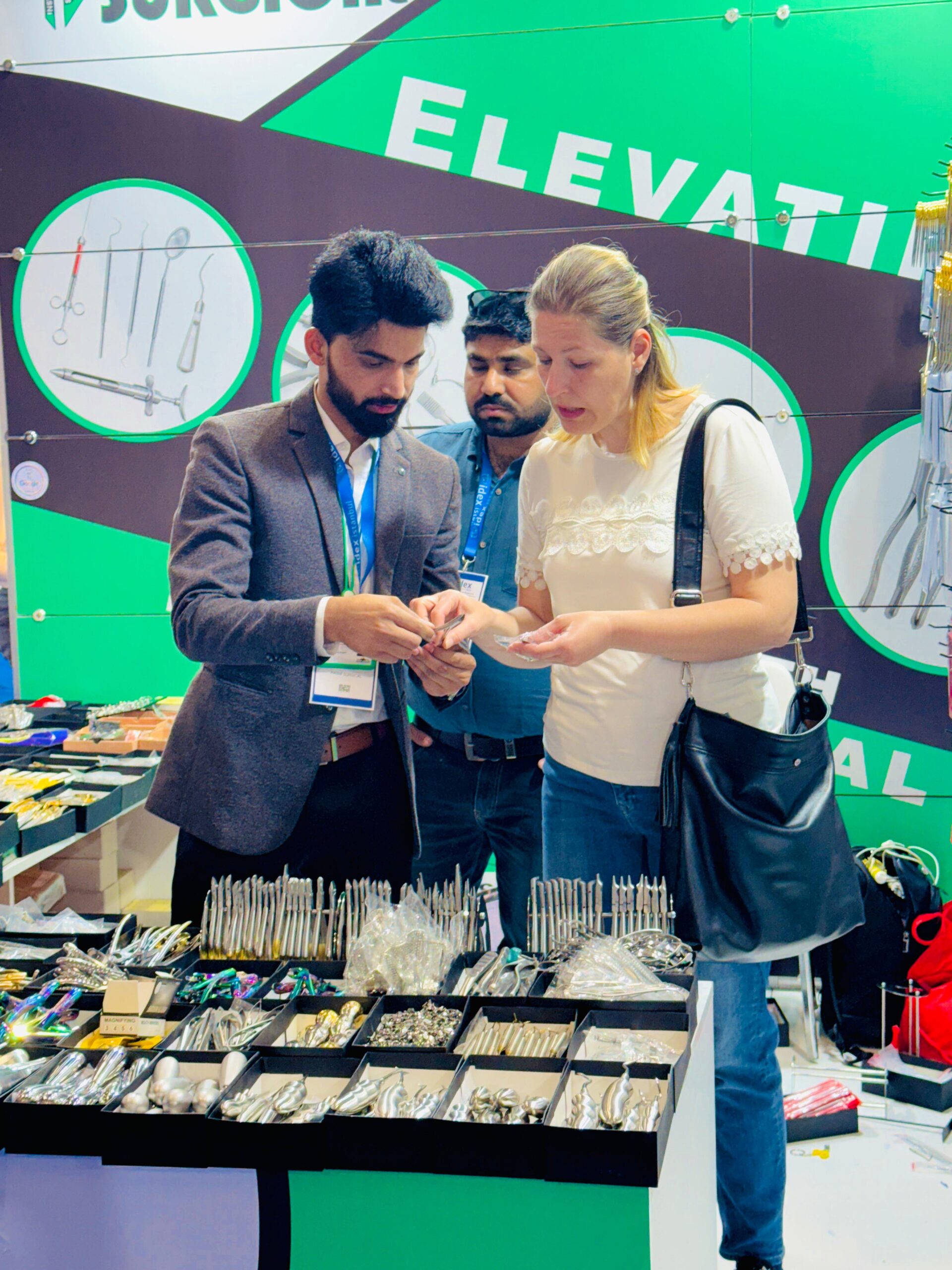 Hasni Surgical at IDEX Istanbul Turkey Medical Exhibition — Surgical and Dental Instruments Display