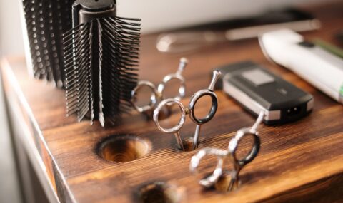 Professional barber scissors for hair cutting - barber shears