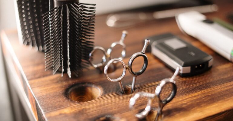 Professional barber scissors for hair cutting - barber shears