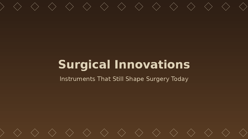 Surgical innovations from the Islamic Golden Age that still shape instruments today