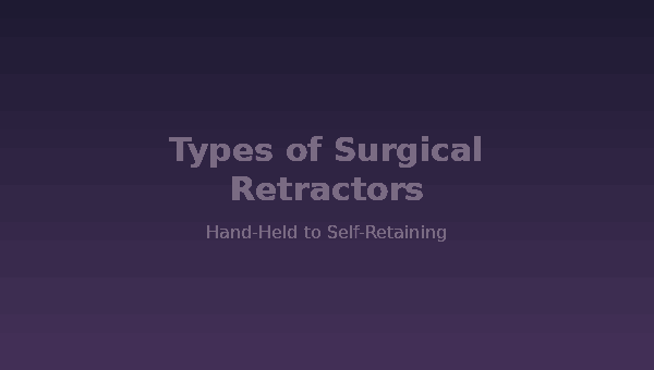 Types of surgical needle holders